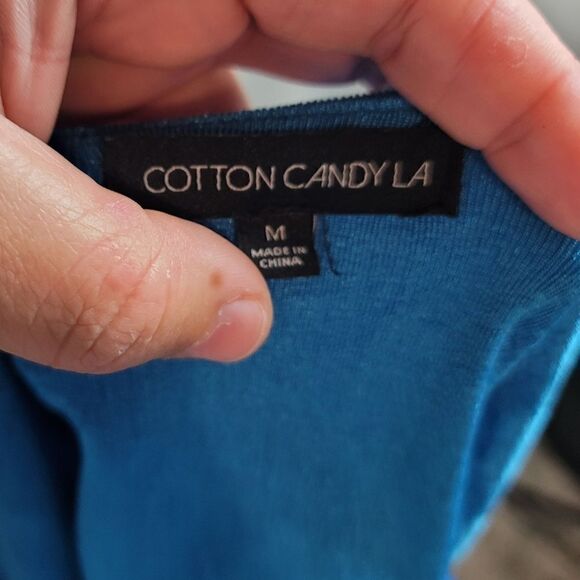 COTTON CANDY LA Twist Crop Top - Picture 7 of 8